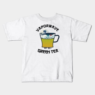 Great Wave Off Kanagawa TEA Kids T-Shirt